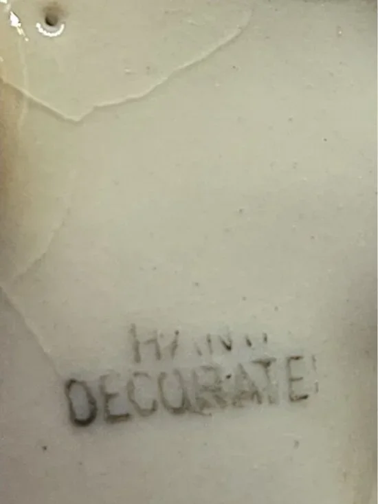 Hand Decorated Vintage Ceramic Lion Figurine Brown Glaze MCM Japan Statue Decor - Picture 9 of 12